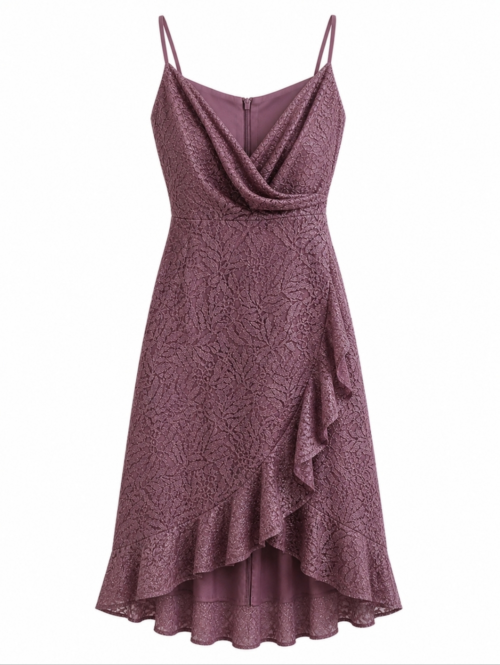 Le Chateau High Low Dress - Dusty Rose XXL